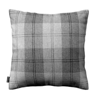 Poszewki na poduszki - Dekoria Poszewka Kinga na poduszkę krata szaro-grafitowa 60 × 60 cm Edinburgh 105-115-75 - miniaturka - grafika 1