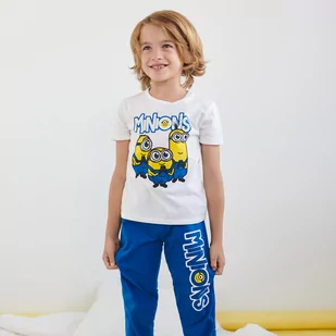 Sinsay - Piżama Minionki - Niebieski - Piżamy chłopięce - miniaturka - grafika 1