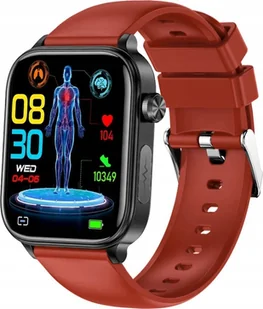 Rubicon RNCF33 SMARUB302 Czerwony/Czarny - Smartwatch - miniaturka - grafika 1