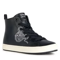 Buty dla dziewczynek - Sneakersy Geox J Kalispera Girl J364GD 000BC C9999 D Black - miniaturka - grafika 1