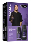 Zestawy kosmetyków damskich - STR8 Zestaw świąteczny Game (Deo 150 ml + Żel 250 ml) - miniaturka - grafika 1