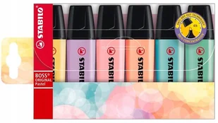 Stabilo Zakreślacz Boss pastel etui 6 kolorów - Przybory szkolne - miniaturka - grafika 1