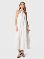 Sukienki - Seafolly Sukienka letnia Halter 54864-DR Biały Regular Fit - miniaturka - grafika 1