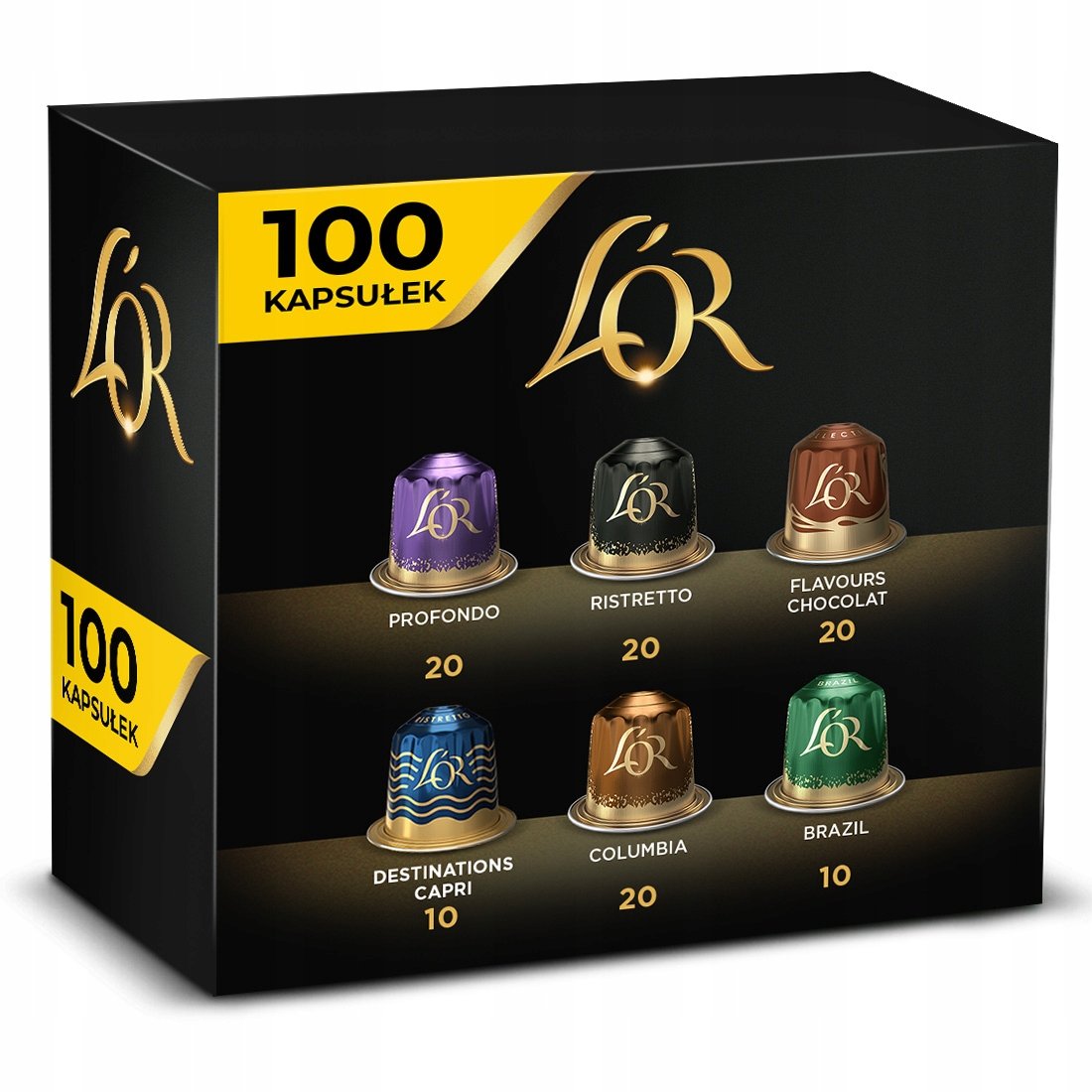 Kapsułki L'or do Nespresso(r)* mix zestaw Capri Dolce Vita 100 szt.