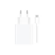 Ładowarki do telefonów - Xiaomi Travel Charger Combo szybka ładowarka sieciowa USB-A 33W PD + kabel USB - USB Typ C biała (BHR6039EU) - miniaturka - grafika 1