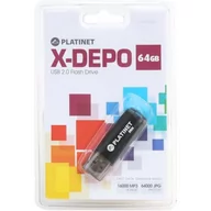 Pendrive - Platinet X-Depo 64GB (PMFE64) - miniaturka - grafika 1