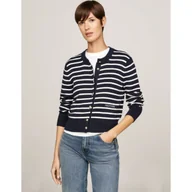 Swetry damskie - Tommy Hilfiger Kardigan | Regular Fit - miniaturka - grafika 1