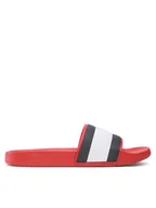 Klapki i japonki męskie - Tommy Hilfiger Klapki Rubber Th Flag Pool Slide FM0FM04263 Czerwony - miniaturka - grafika 1