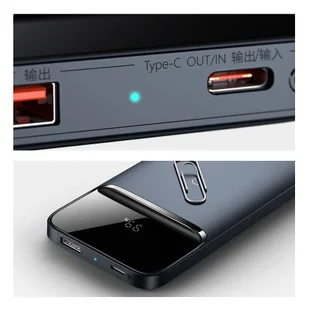 Baseus power bank 10000 mAh 20 W (Power Delivery / Quick Charge) magnetyczna bezprzewodowa ładowarka Qi 10 W (kompatybilna z MagSafe do iPhone) niebieski (PPMT-03) - Ładowarki do telefonów - miniaturka - grafika 17