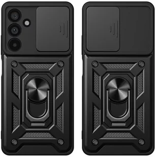 Tech-Protect Etui z ringiem Camshield Pro do Samsung Galaxy A56 5G, czarne - Etui i futerały do telefonów - miniaturka - grafika 1