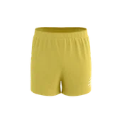 Spodnie sportowe damskie - COMPRESSPORT Spodenki biegowe PERFORMANCE SHORT lemon/white - miniaturka - grafika 1