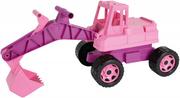 Samochody i pojazdy dla dzieci - Lena Koparka 70 cm luzem w kartonie Różowa GXP-765798 - miniaturka - grafika 1