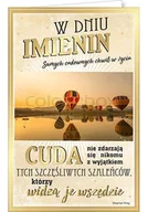 Kartki okolicznościowe i zaproszenia - Karnet imieninowy, IM 08 - miniaturka - grafika 1