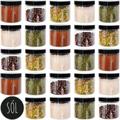 Pojemniki kuchenne - 200 ml 24szt. słoik słoiczek POJEMNIK na przyprawy - miniaturka - grafika 1