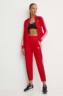Dresy damskie - adidas dres Teamsport damski kolor czerwony IX1109 - miniaturka - grafika 1