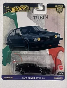 Hot Wheels Premium Car Culture World Tour Chase 0/5 Alfa Romeo GTV 3.0 - Samochody i pojazdy dla dzieci - miniaturka - grafika 1