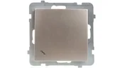 Wyłączniki światła i elektryczne - Ospel AS satyna łącznik schodowy ŁP-3G/m/45 ŁP-3G/m/45 - miniaturka - grafika 1