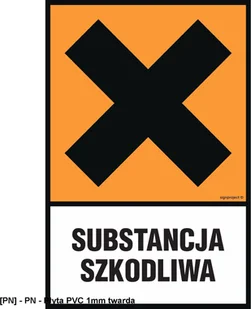 SIGNPROJECT LB002 - Substancja szkodliwa 500x750 - Tablice BHP - miniaturka - grafika 1