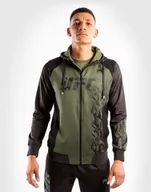 Bluzy sportowe męskie - Venum Bluza Ufc Authentic Fight Week Zip Khaki - miniaturka - grafika 1