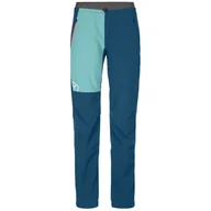 Spodnie sportowe damskie - Spodnie damskie Ortovox Berrino Pants W Rozmiar: L / Kolor: niebieski - miniaturka - grafika 1