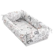 Łóżeczka i kojce - Prostokątne łóżeczko turystyczne dla dziecka, mata dla dziecka 100x60cm - miniaturka - grafika 1