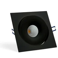 Oprawy, klosze i abażury - OXYLED Lampa wpuszczana STILLO SQ 8W 24 3000K czarna 892688 - miniaturka - grafika 1