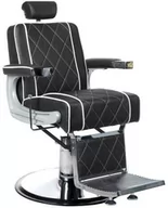Fotele fryzjerskie - Fotel barberski ODYS BH-31825M Czarny matowy - miniaturka - grafika 1
