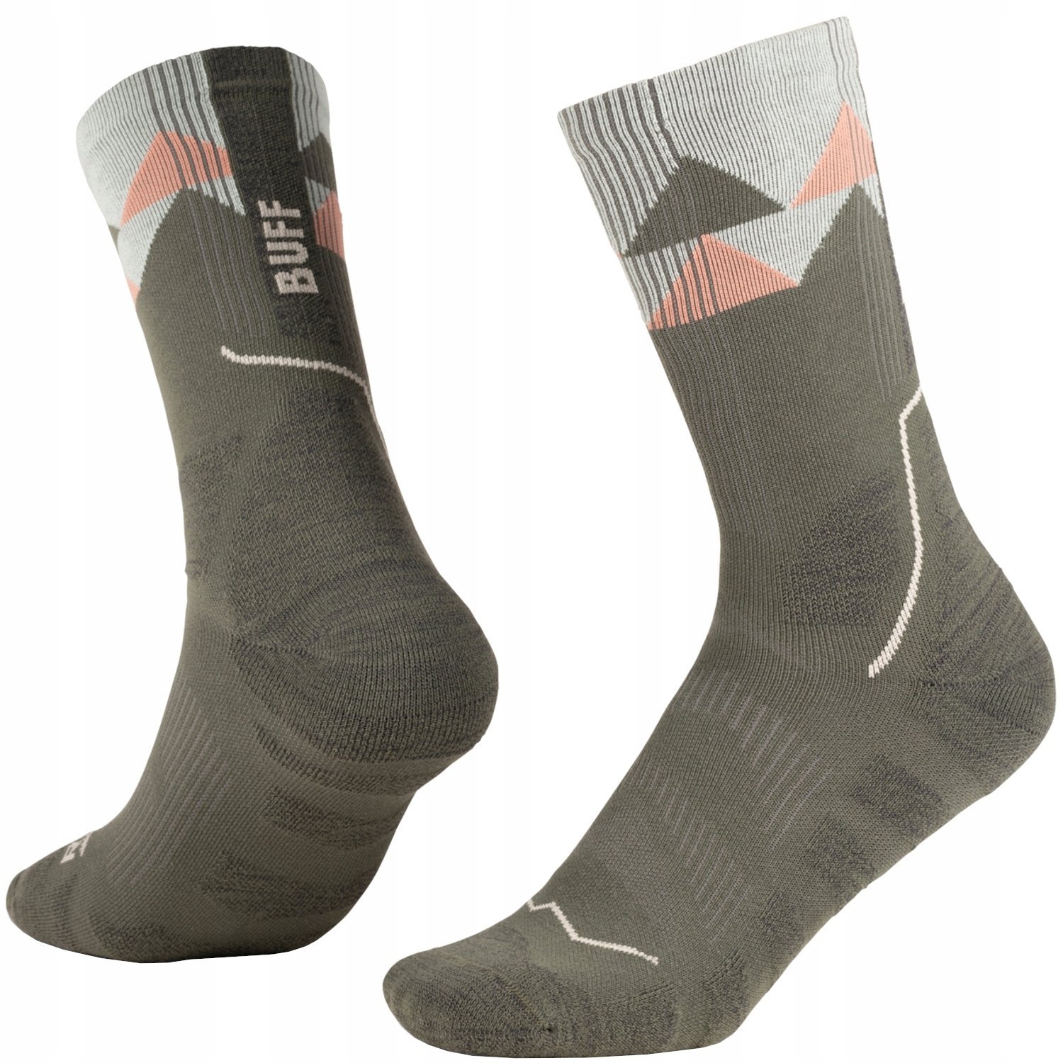 Buff Crew Socks Zielony 42-44