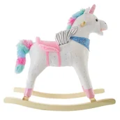 Skoczki dla dzieci - JEDNOROŻEC KOŃ NA BIEGUNACH BUJAK RUSZA SIĘ DŹWIĘKI - miniaturka - grafika 1