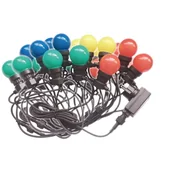 Lampy ogrodowe - V-tac Girlanda Ogrodowa (sznur) LED 10 metrów 20 żarówek 0,5W VT-70520 RGBY 600lm - miniaturka - grafika 1