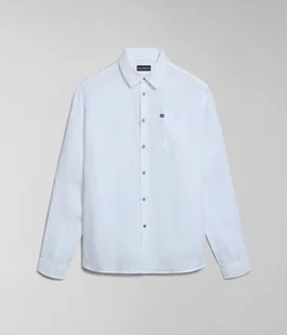 camicie uomo napapijri g-linen ls np0a4hq2 002 - Koszule męskie - miniaturka - grafika 1