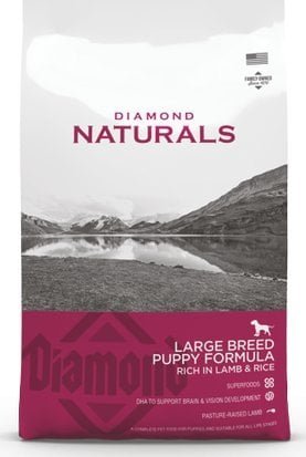 DIAMOND PET FOODS Diamond Naturals* Large Breed Puppy Lamb & Rice 15 kg. Jagnięcina z ryżem dla szczeniaków ras dużych. sztuka