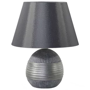 Beliani Lampa stołowa Lampka nocna porcelanowa srebrna SADO 21323 - Lampy stojące - miniaturka - grafika 1