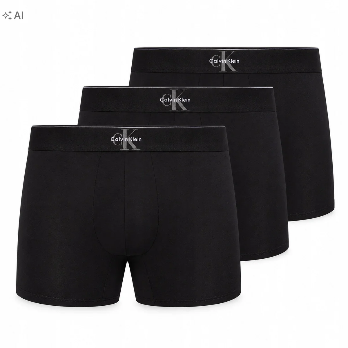 Calvin Klein Underwear Bokserki męskie 3 PACK czarne rozmiar M