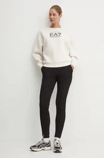 EA7 Emporio Armani dres damski kolor beżowy TJUXZ.6DTV61 - Dresy damskie - miniaturka - grafika 1