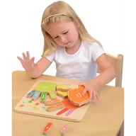 Zabawki interaktywne dla dzieci - Masterkidz Edukacyjna Tabliczka Drewniana Liczenie Na Palcach Masterkidz MK01733 - miniaturka - grafika 1