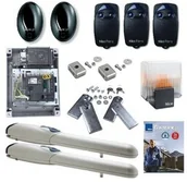 Zestawy do bram - Nice Zestaw WINGO WG3524 24V do 200 kg + 3 Piloty FLO2R-S + LAMPA ELDC - miniaturka - grafika 1