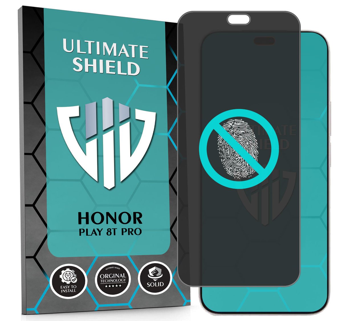 NAJLEPSZE SZKŁO 5D PEŁNE DO HONOR PLAY 8T PRO SZKIEŁKO NIETŁUKĄCE ORYGINAŁ