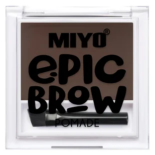 MIYO EPIC BROW POMADE - Pomada do stylizacji brwi - 01 BROWNIE MIYBP0BR - Cienie do powiek - miniaturka - grafika 3