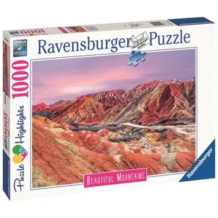 Puzzle 2D, Highlights, Góry Tęczowe, 1000 el. - Puzzle - miniaturka - grafika 1