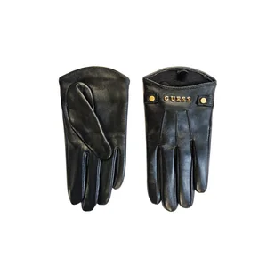Damskie Rękawice GUESS ISA GLOVES AW9983LEA02-BLA – Czarny - Rękawiczki - miniaturka - grafika 1