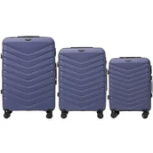 Walizki - Zestaw walizek WINGS PHOENIX 2.0 BLUE - miniaturka - grafika 1