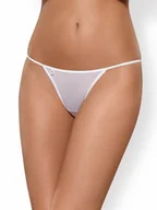 Majtki damskie - Bielizna-Luiza stringi białe L/XL - miniaturka - grafika 1