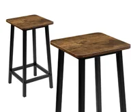 Taborety i hokery - KRZESŁO BAROWE WYSOKI STOŁEK TABORET LOFTOWY 65cm - miniaturka - grafika 1