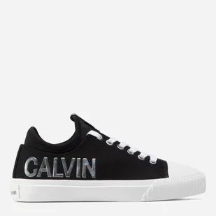 Trampki damskie do kostki Calvin Klein Jeans Irisa B4R1631 40 Czarno-białe (193072078739) - Trampki damskie - miniaturka - grafika 1