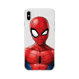 Marvel Etui Marvel Spider Man 012 iPhone X/Xs transparent MPCSPIDERM3926 - Etui i futerały do telefonów - miniaturka - grafika 1
