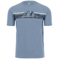Koszulki sportowe męskie - Koszulka męska Karpos Giglio T-Shirt Rozmiar: M / Kolor: niebieski/szary - miniaturka - grafika 1