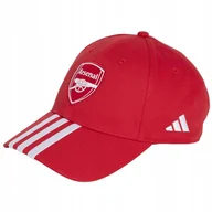 Czapki i chusty sportowe męskie - Czapka z daszkiem adidas Arsenal Londyn JX1126 czerwony OSFM - miniaturka - grafika 1