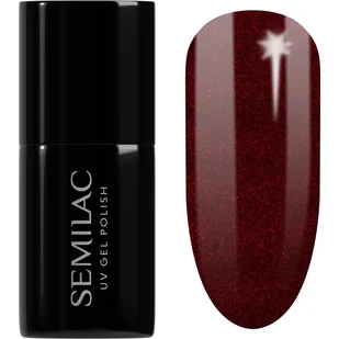 Semilac 306 Semilac Lakier hybrydowy Divine Red 7.0 ml - Lakiery hybrydowe - miniaturka - grafika 1