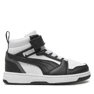Buty dla chłopców - Sneakersy Puma Rebound V6 Mid Ac+ Ps 393832 01 Biały - miniaturka - grafika 1